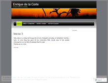 Tablet Screenshot of enriquedelacorte.wordpress.com
