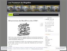 Tablet Screenshot of pousseurs2mogettes.wordpress.com