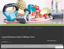 Tablet Screenshot of breathefitness.wordpress.com