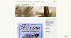 Desktop Screenshot of capegardenclub.wordpress.com