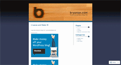 Desktop Screenshot of bptan.wordpress.com