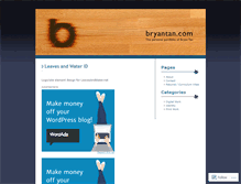 Tablet Screenshot of bptan.wordpress.com
