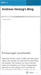 Mobile Screenshot of andreasherzog.wordpress.com