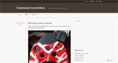 Desktop Screenshot of customizecontrollerz.wordpress.com