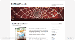 Desktop Screenshot of blogguiltfreedesserts.wordpress.com