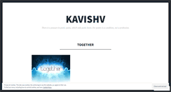 Desktop Screenshot of kavishv.wordpress.com