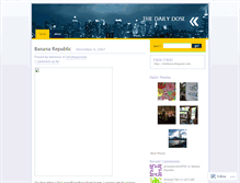 Tablet Screenshot of dailydose.wordpress.com