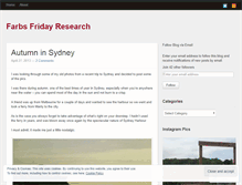 Tablet Screenshot of farbsfridayresearch.wordpress.com