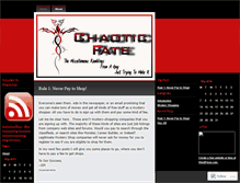 Tablet Screenshot of chaoticfate.wordpress.com