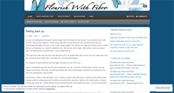 Desktop Screenshot of flourishwithfibro.wordpress.com