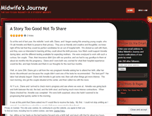 Tablet Screenshot of midwifesjourney.wordpress.com