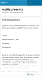 Mobile Screenshot of multicursosmx.wordpress.com