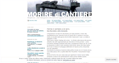 Desktop Screenshot of moriredicantiere.wordpress.com