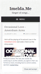Mobile Screenshot of imeldamusic.wordpress.com