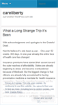 Mobile Screenshot of careliberty.wordpress.com