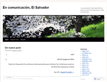 Tablet Screenshot of encomunicacionsv.wordpress.com