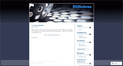 Desktop Screenshot of dillicious.wordpress.com