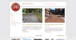 Desktop Screenshot of bicycledutch.wordpress.com