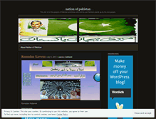 Tablet Screenshot of nationofpakistan.wordpress.com