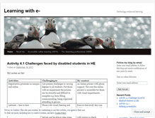 Tablet Screenshot of learningwithe.wordpress.com