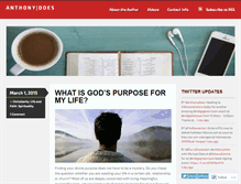 Tablet Screenshot of anthonydoes.wordpress.com