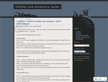 Tablet Screenshot of clothesguide.wordpress.com