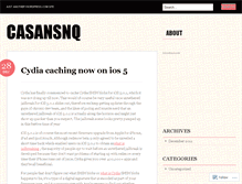 Tablet Screenshot of casansnq.wordpress.com