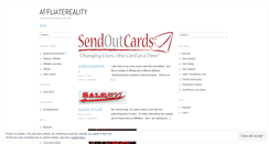 Desktop Screenshot of affliatereality.wordpress.com