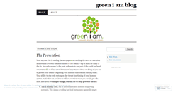 Desktop Screenshot of greeniam2.wordpress.com