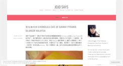 Desktop Screenshot of josephinemock.wordpress.com