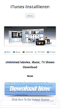 Mobile Screenshot of itunesinstallieren.wordpress.com