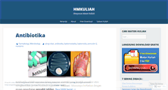 Desktop Screenshot of hmkuliah.wordpress.com