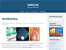 Tablet Screenshot of hmkuliah.wordpress.com