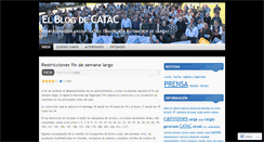 Desktop Screenshot of catacblog.wordpress.com