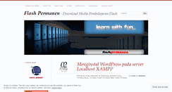 Desktop Screenshot of flashpermanen.wordpress.com