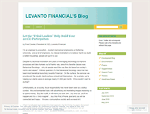 Tablet Screenshot of levantofinancial.wordpress.com
