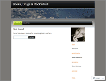 Tablet Screenshot of booksdrugsandrocknroll.wordpress.com