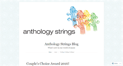 Desktop Screenshot of anthologystrings.wordpress.com