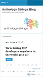 Mobile Screenshot of anthologystrings.wordpress.com