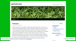 Desktop Screenshot of gartenkresse.wordpress.com