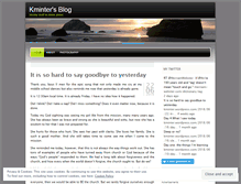 Tablet Screenshot of kminter.wordpress.com