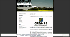 Desktop Screenshot of engenhariaagricola.wordpress.com
