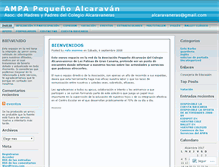 Tablet Screenshot of alcaravaneras.wordpress.com