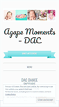 Mobile Screenshot of agapemomentsdac.wordpress.com