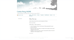 Desktop Screenshot of caritaspasig.wordpress.com