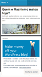 Mobile Screenshot of machismomata.wordpress.com