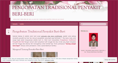 Desktop Screenshot of pengobatanherbalpenyakitberiberi22.wordpress.com