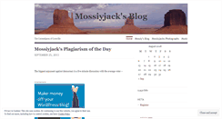 Desktop Screenshot of mossiyjack.wordpress.com