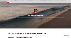 Desktop Screenshot of lavecchiatalpa.wordpress.com