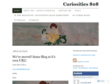 Tablet Screenshot of curiosities808.wordpress.com